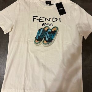 Fendi White Tee